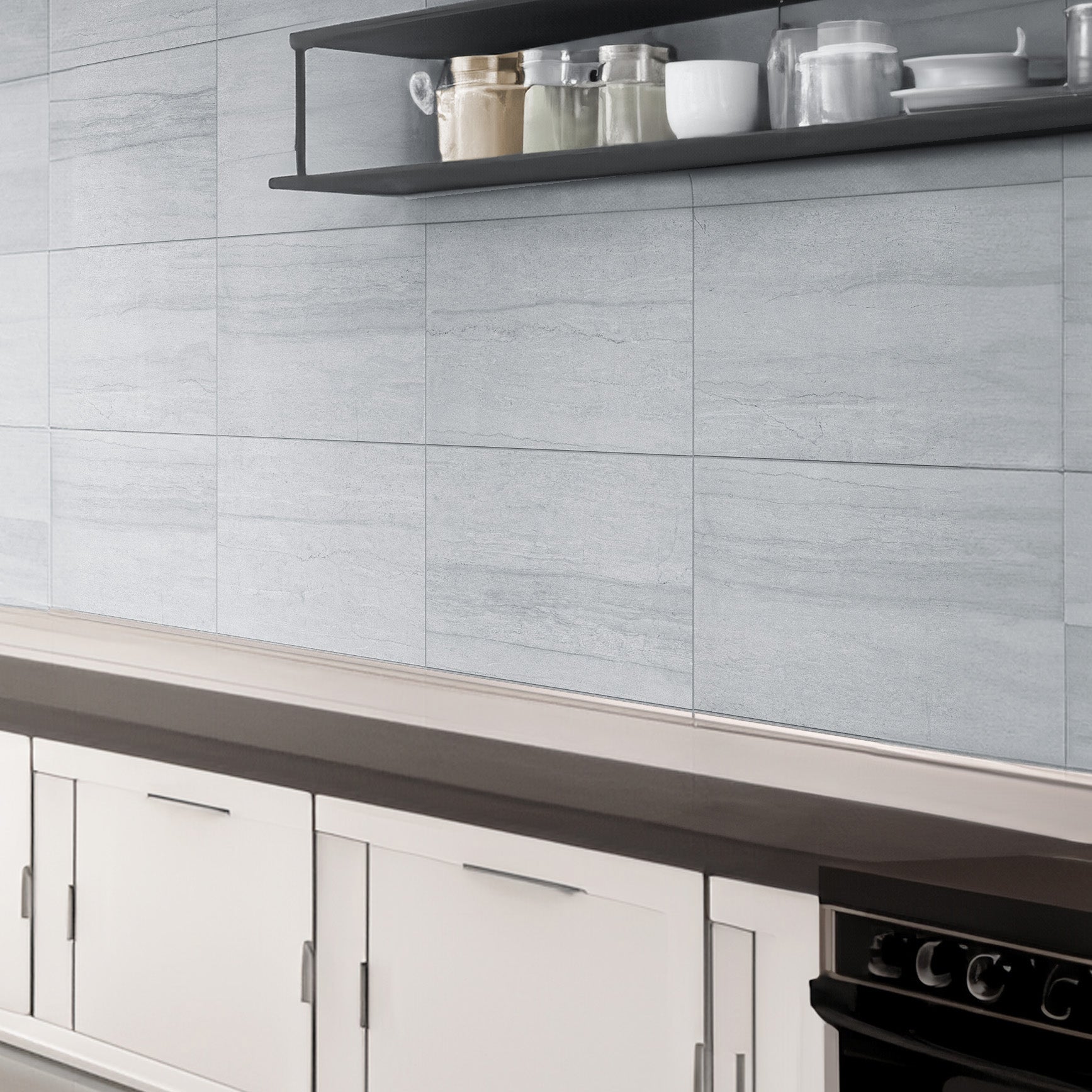 Salamanca Grey Plain Porcelain Matt Tile 31.6x60.8cm