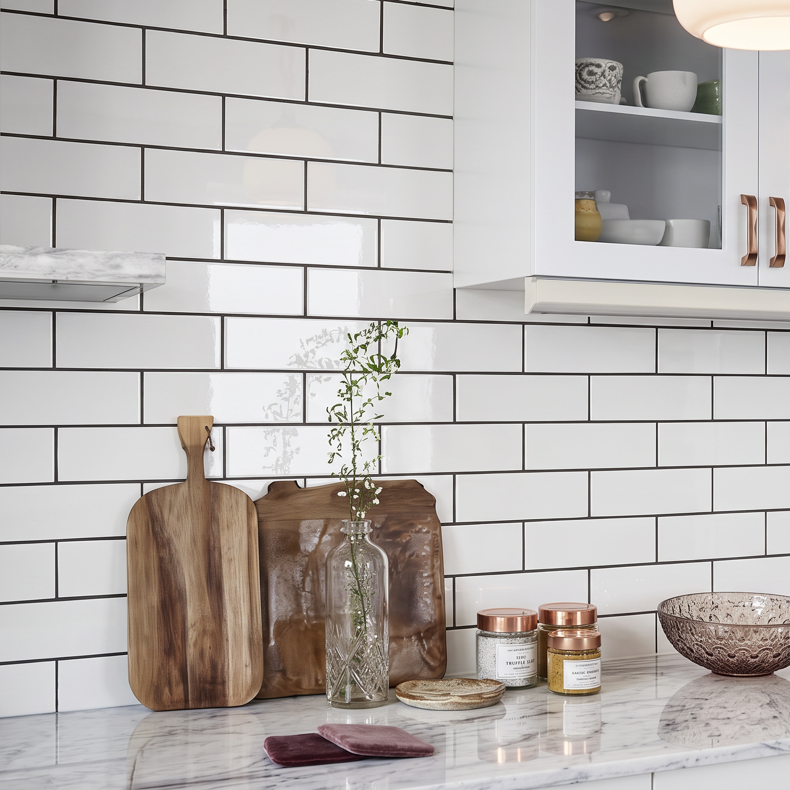 Seville Plain White Ceramic Gloss Brick Tile 10x30cm