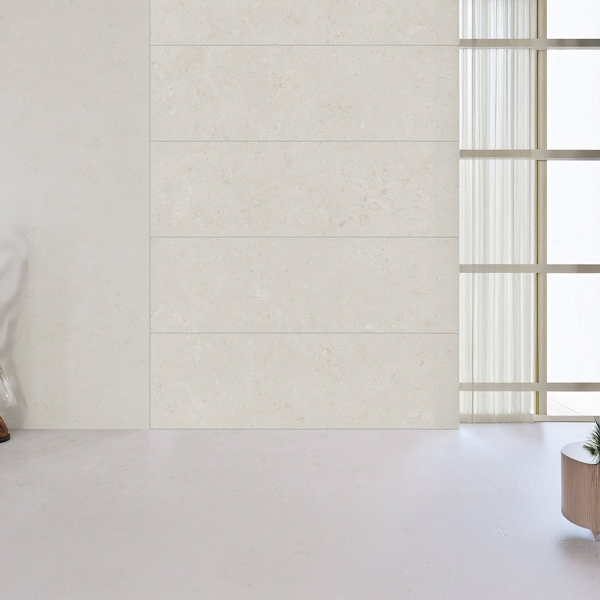 Empress Sand Smooth Ceramic Matt Wall Tile 30x90cm