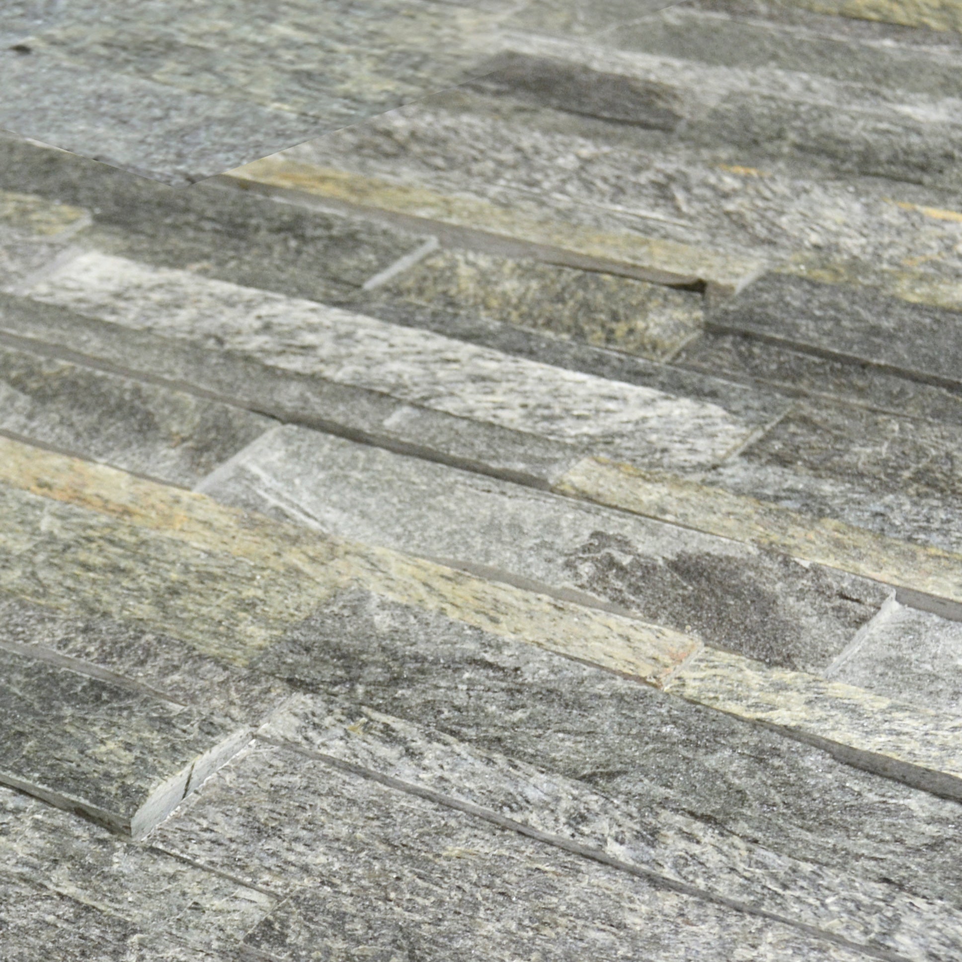 Scapestone Silver Shine Split Face Wall Cladding Tile 15x60cm