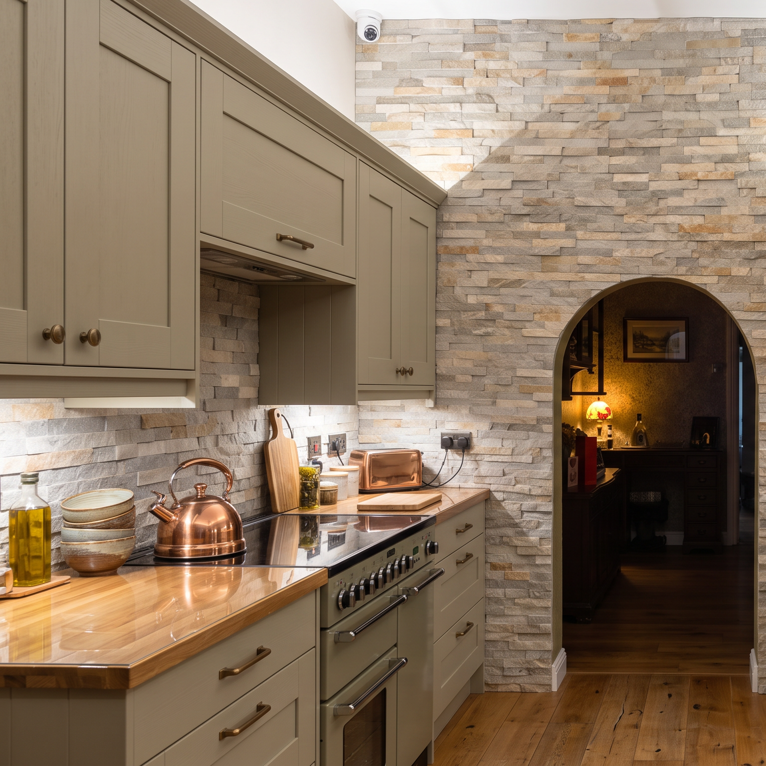 Scapestone Snow Gold Split Face Wall Cladding Tile 15x60cm