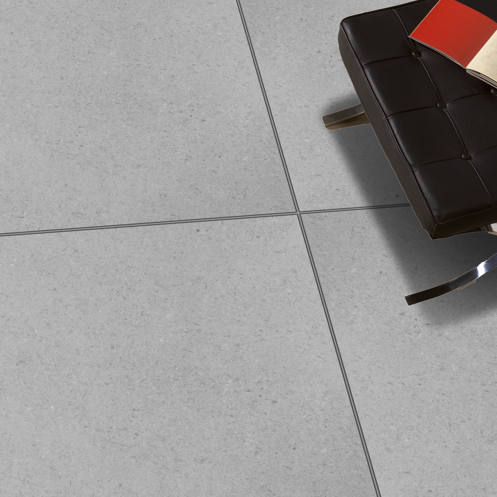 Stonehenge Grey Porcelain Rectified Tile 59.5x59.5cm 1cm