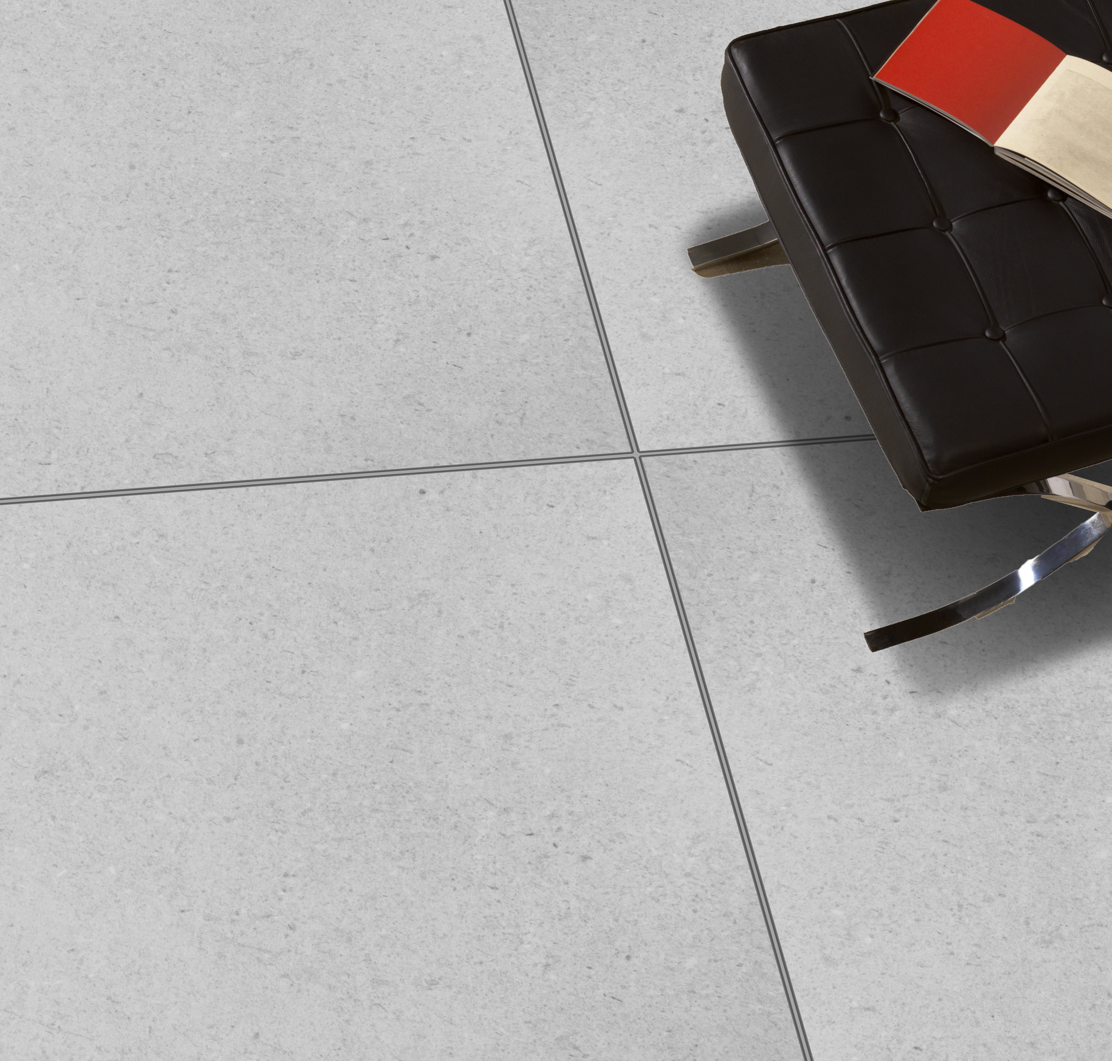 Stonehenge White Porcelain Patio Paver Tile 59.5x59.5cm 2cm