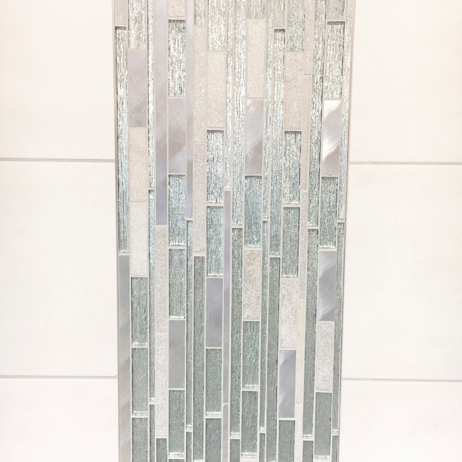 Savona White Glass Gloss 30x30cm