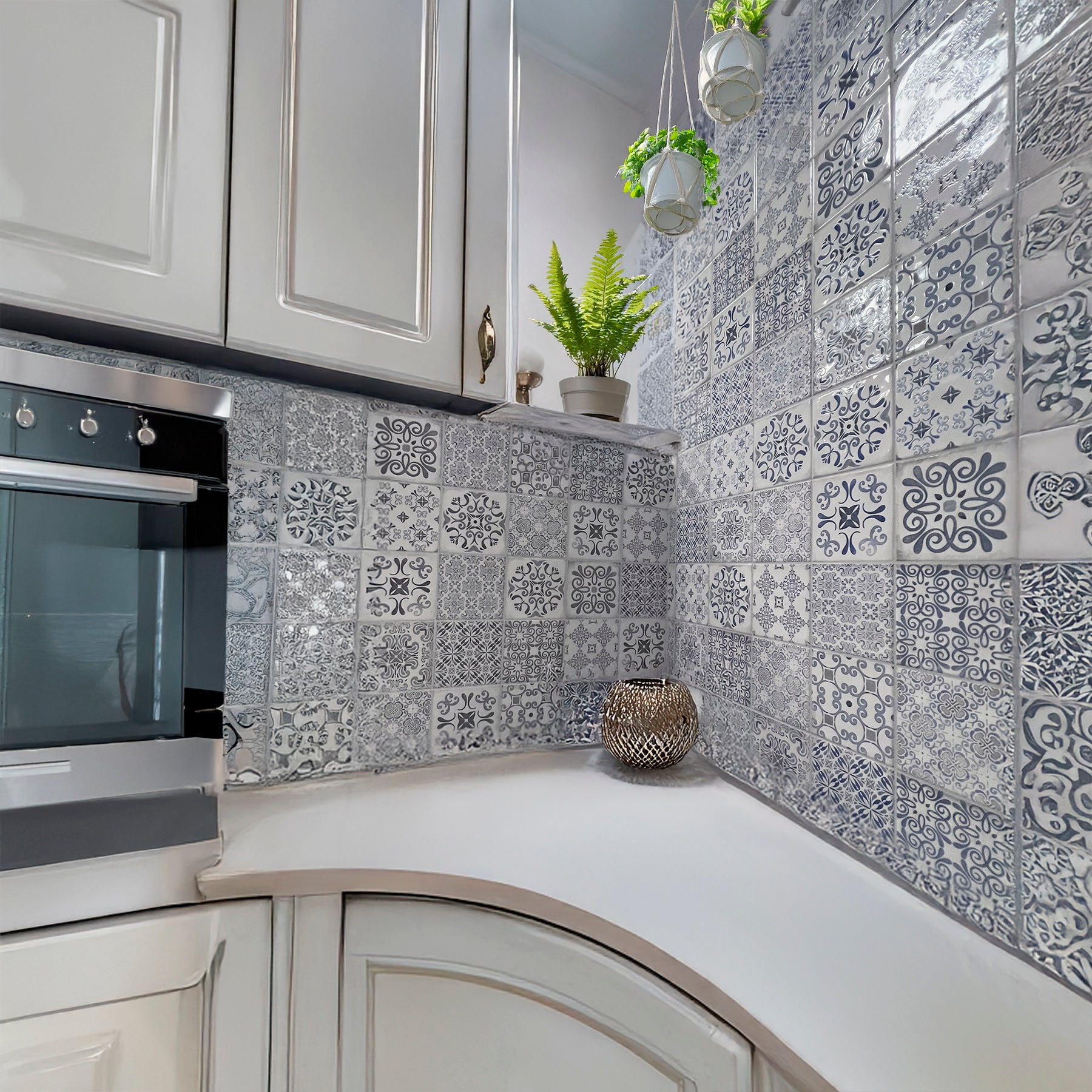 Paris Blue Ceramic Gloss 15x15cm