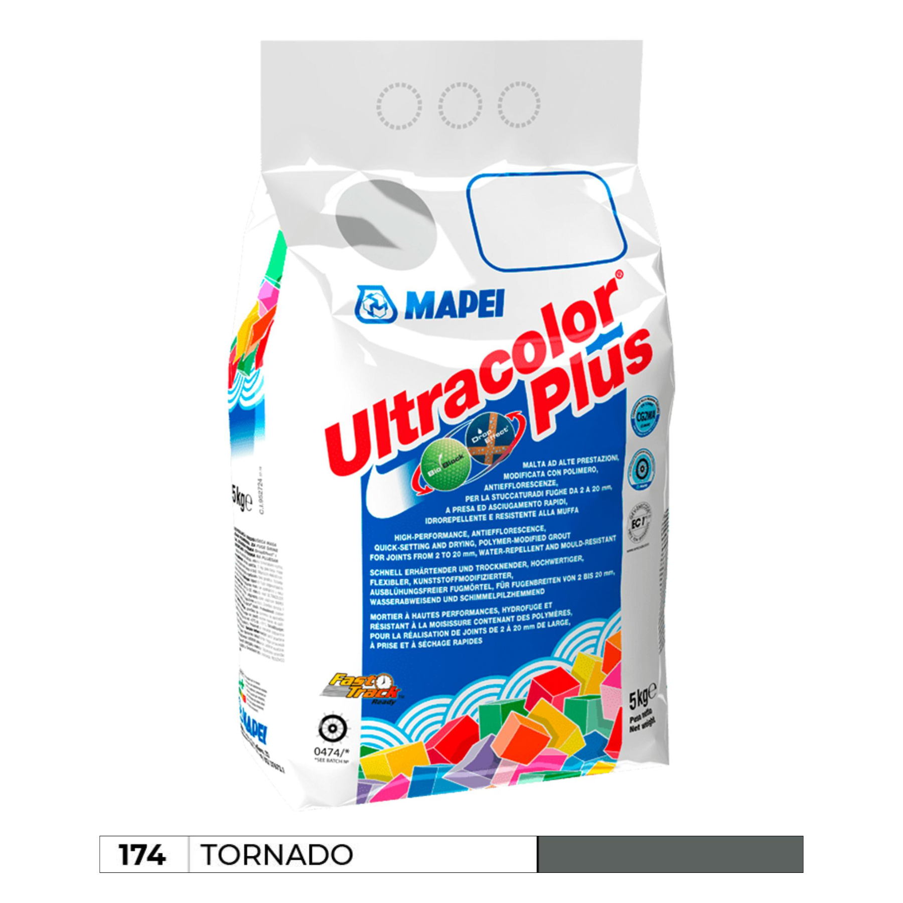 Mapei UltraColour Plus Tornado 174 Grout