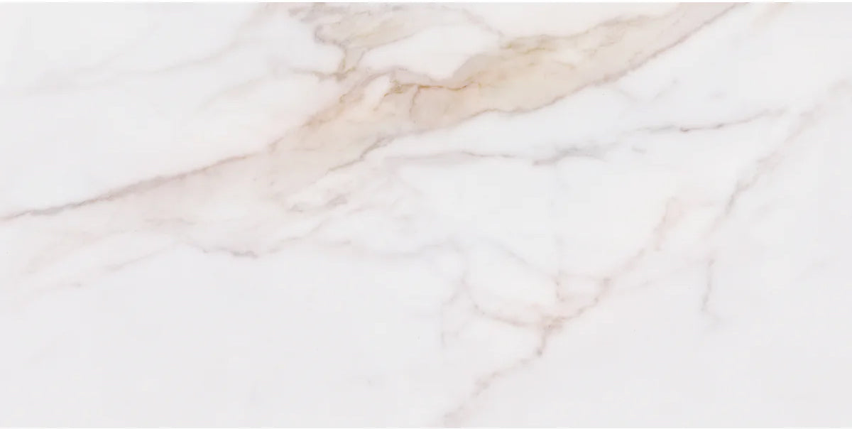 Dragoni Gold Vein White Marble Effect Porcelain 60x120cm