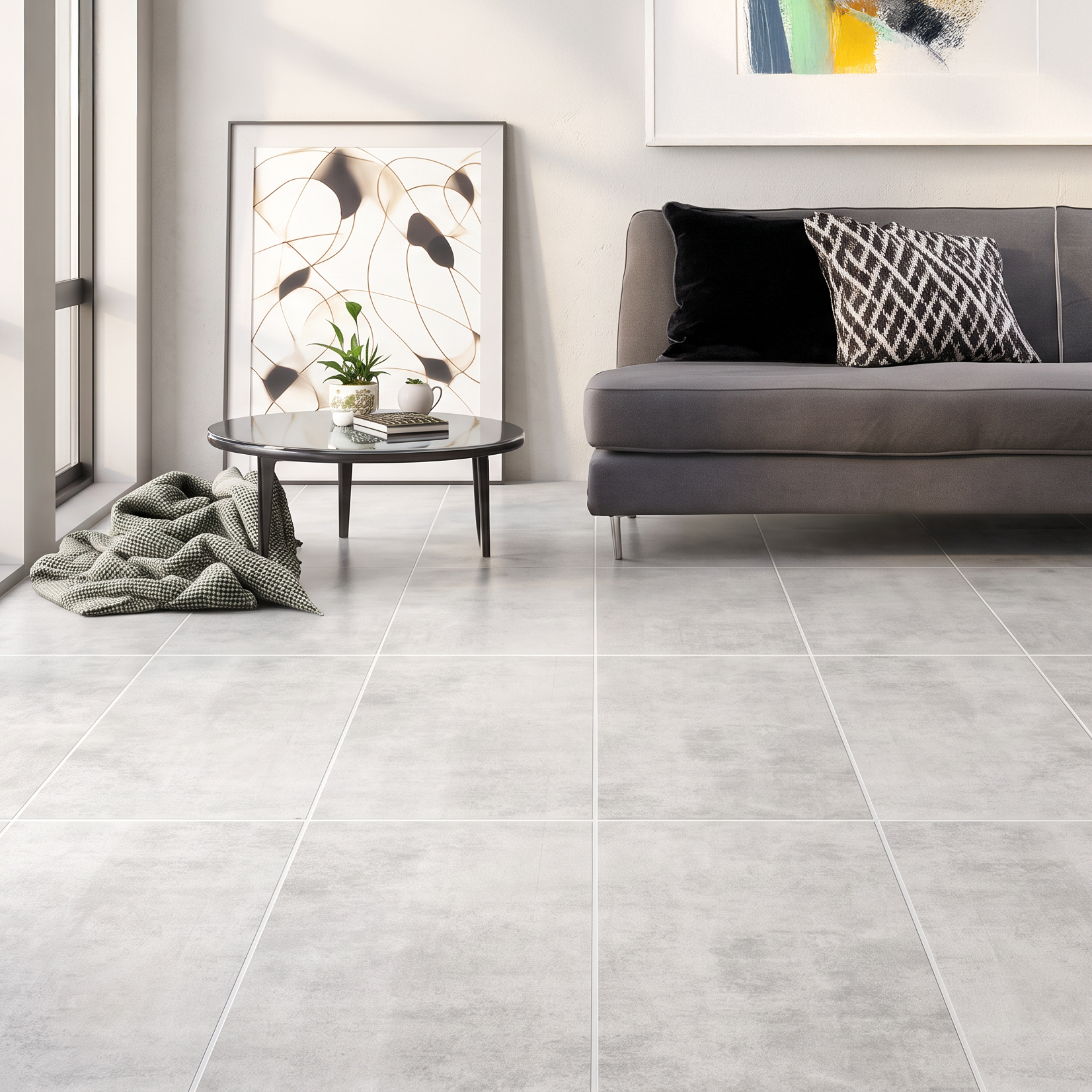 Veneto Grey Modern Textured Porcelain Tile 30x60cm