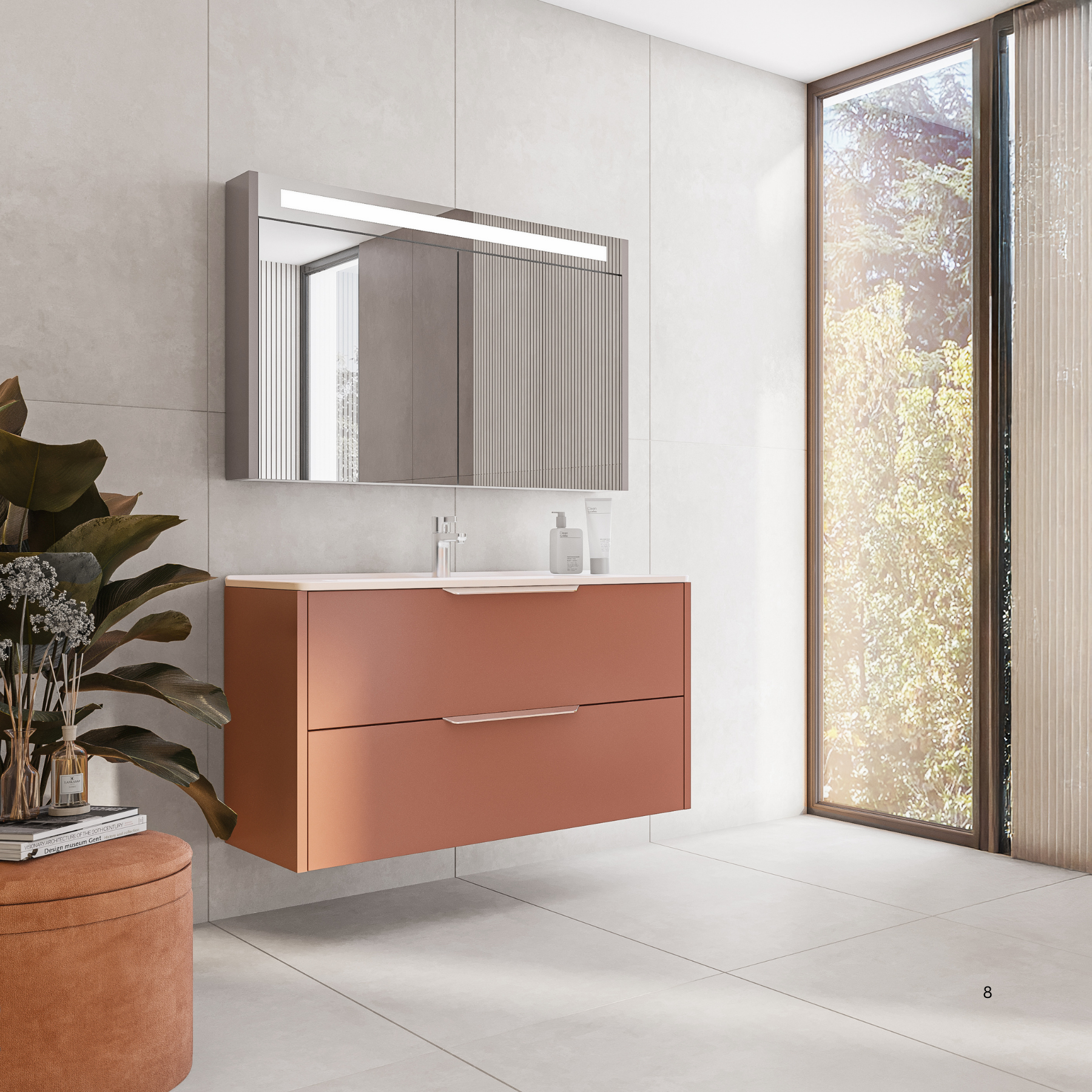 Concept Plain White Porcelain Matt 60x120cm