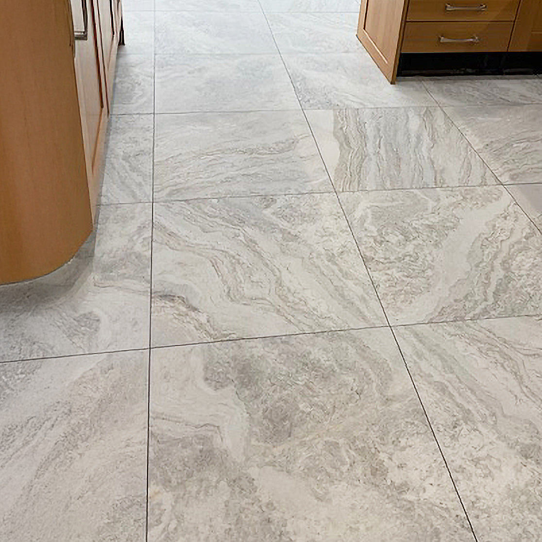 Santa Ana Quartz Effect White Porcelain Matt 60x60cm