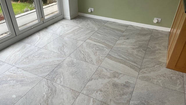 Santa Ana Quartz Effect White Porcelain Matt 60x60cm