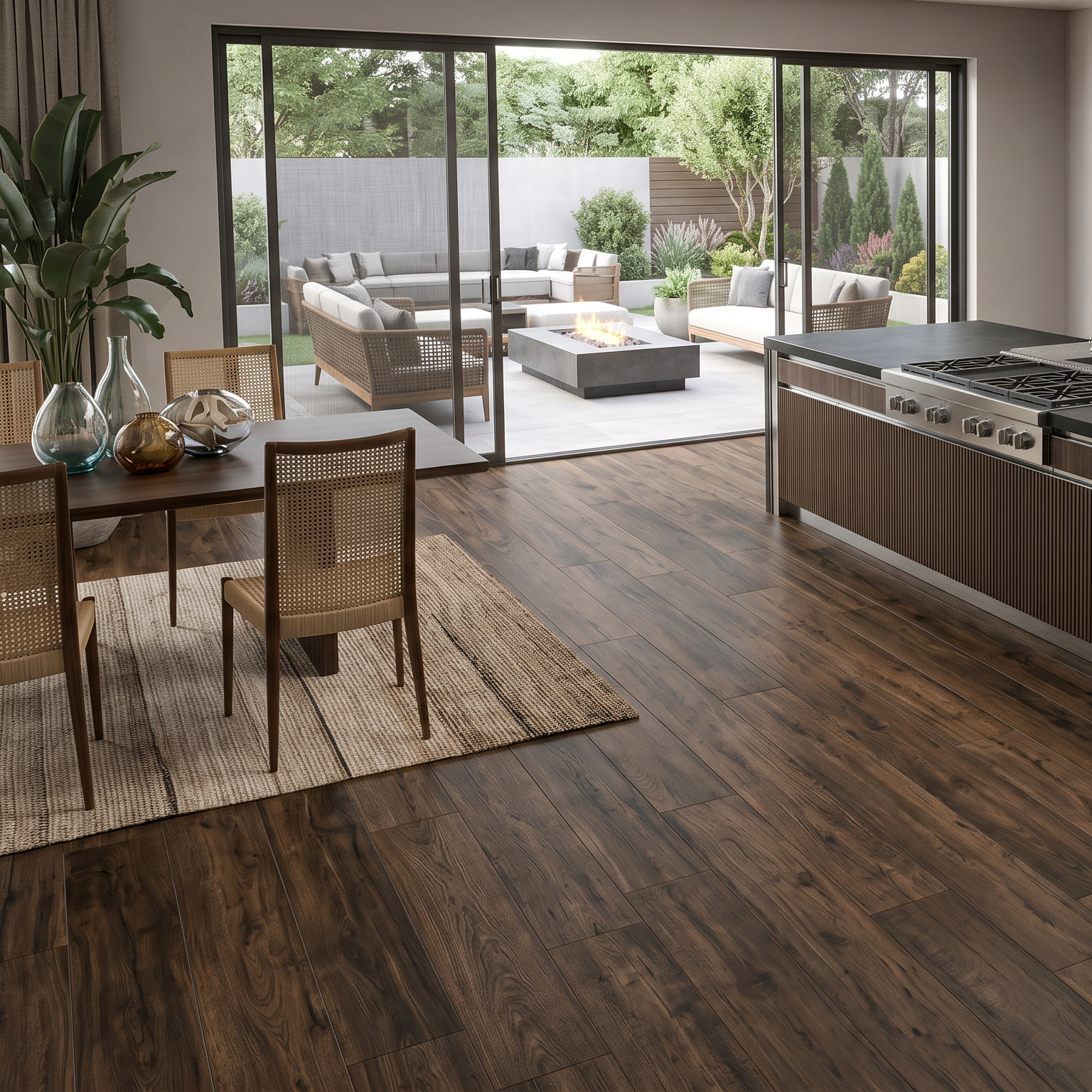 Woburn Walnut Porcelain Matt 20x120cm