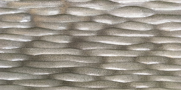 Marche Decor Silver Feature Ceramic Wall Tile 30x60cm