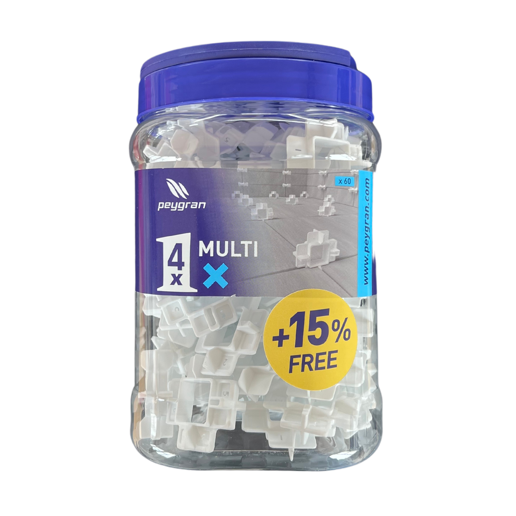 Peygran Multi-X 4x Spacers Tub of 60